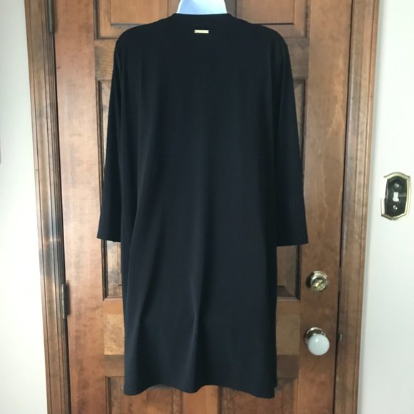 #2 Michael Kors Black Dress w/Goldtone Grommets X-Large - Picture 7 of 11